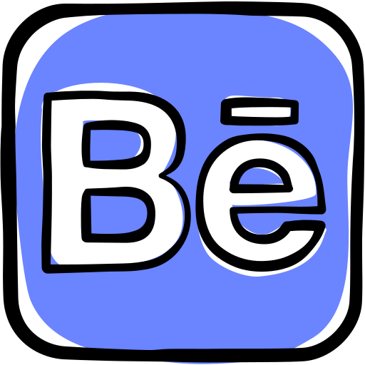 Social media, network, behance icon